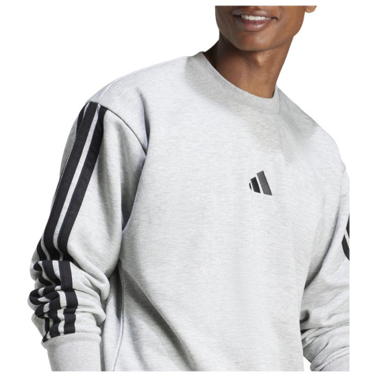 Adidas Ανδρικό φούτερ Essentials 3-S Fleece Sweatshirt Adidas Ανδρικό φούτερ Essentials 3-S Fleece Sweatshirt